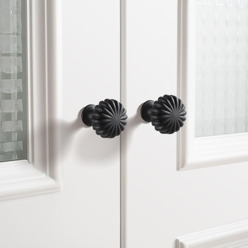 FAPUAL 10 Pack Matte Black Cabinet Knobs for Kitchen Cabinets and Dresser Drawers - Image 4